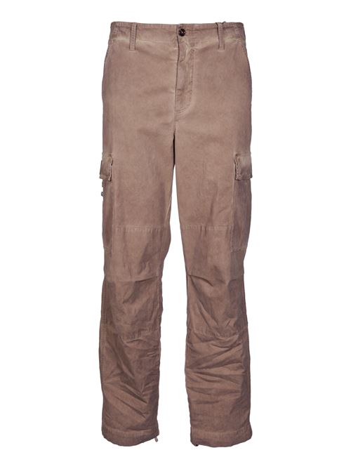 pantalone cargo in cotone overdyed DOLCE & GABBANA | GP03LTG8LG8M0160